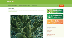 Desktop Screenshot of herbs.bf-1.com