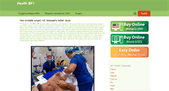 Desktop Screenshot of health.bf-1.com